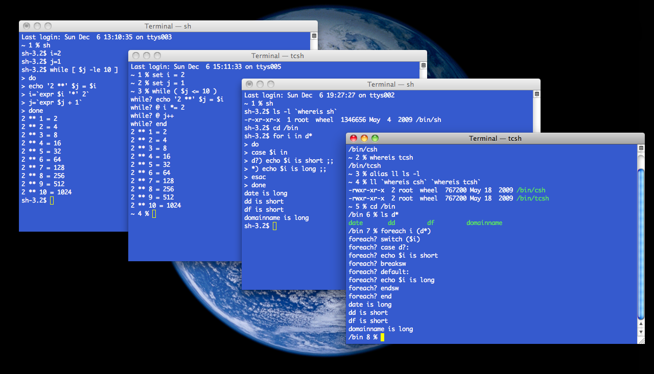 Shell Scripts Common For Mac And Windows